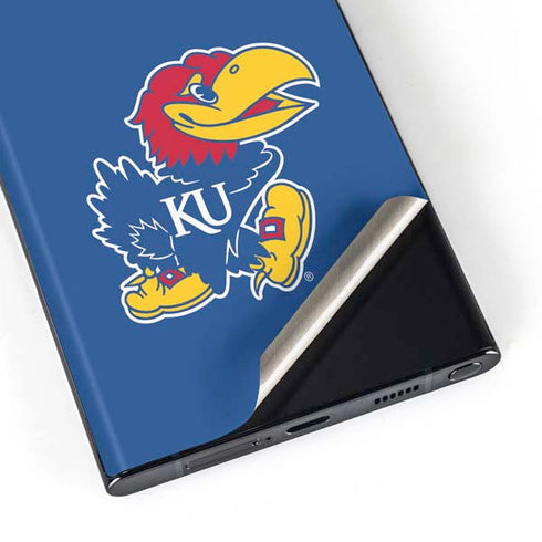University of Kansas Jayhawks Mascot Outline Galaxy Skins